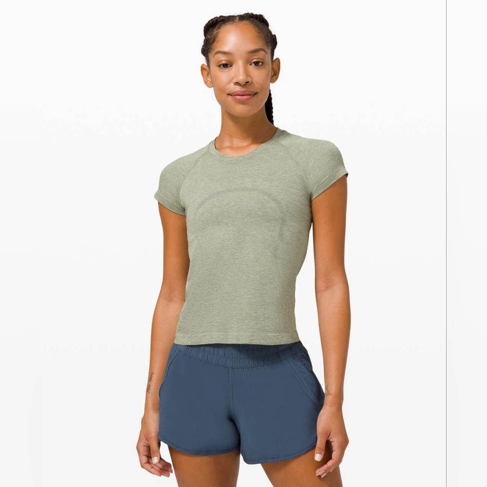 lululemon athletica Olive Short Sleeve Tee